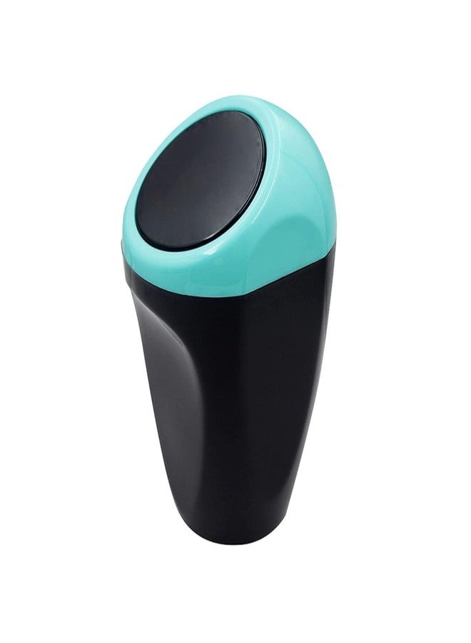 Storescent Mini Car Bustbin Can, Small Portable Trash Can with Lid, for Car Home Office (Pack of 2, Blue+Green) - Image 4